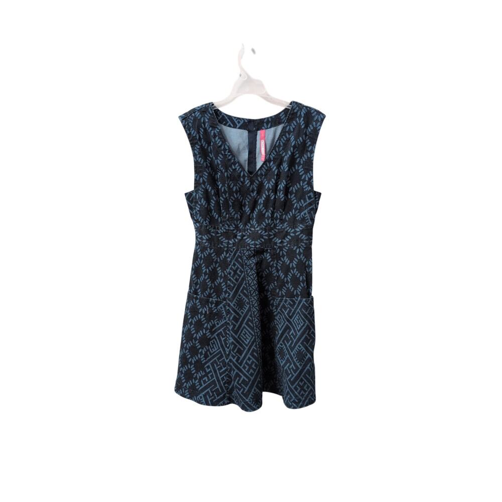 Tracy Reese Patterned Denim Dress – Size 6